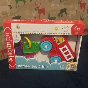 Fire truck & Keys Combo Set 2 in 1 Kids Toy